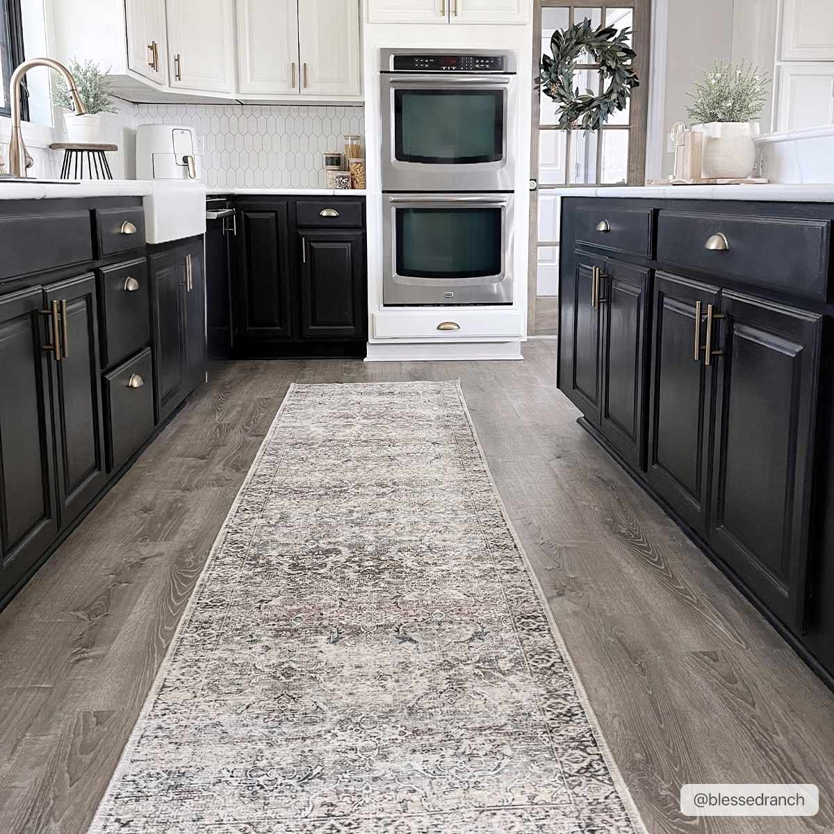 Olive Area Rug - Washable Soft Stylish Home Decor