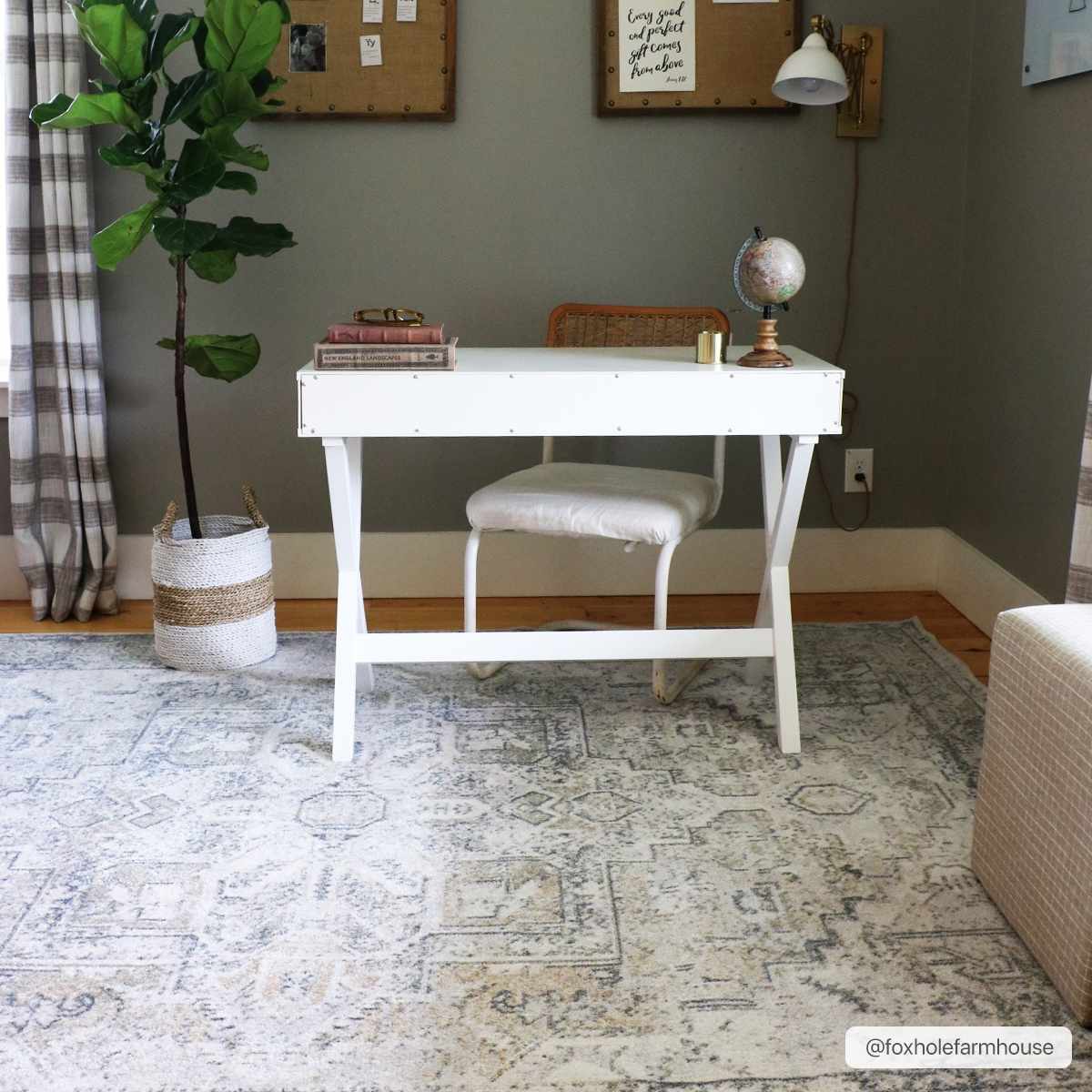 Hera Olive Washable Flat Pile Rug - Stylish Easy to Clean