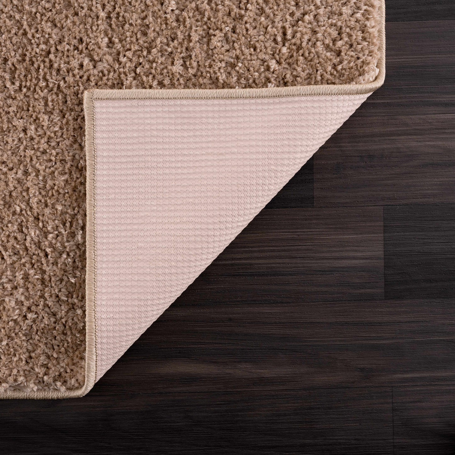 Judy Brown Washable Area Rug - Stylish Durable Easy to Clean