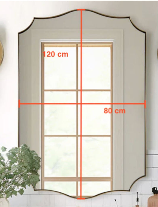 Custom Mirror - Château Scalloped Mirror