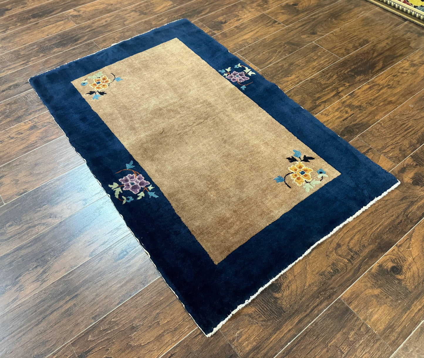 Chinese Peking Hand Knotted Wool Rug 3x5 Antique Art Deco Style