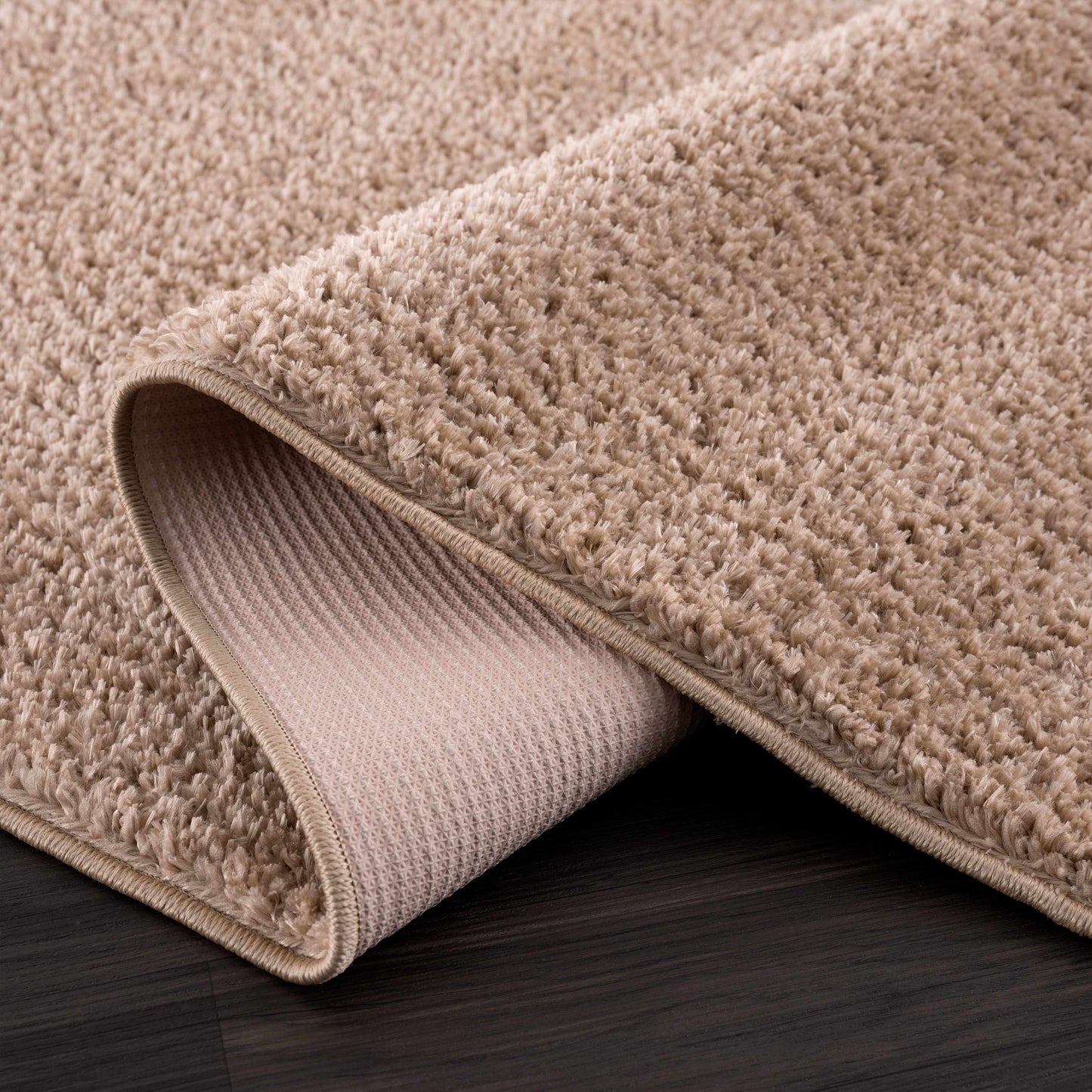Judy Brown Washable Area Rug - Stylish Durable Easy to Clean