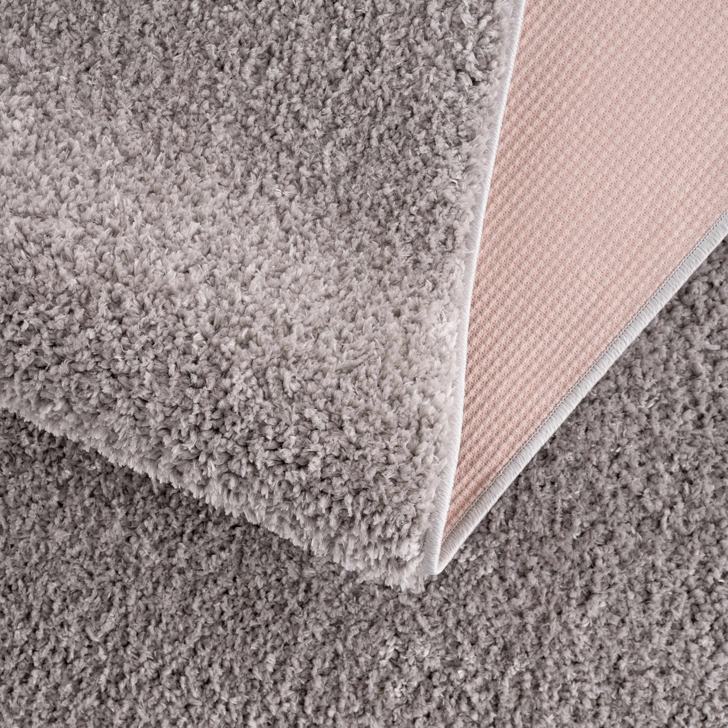 Gray Shag Rug - Washable Judy Collection for Cozy Home Decor