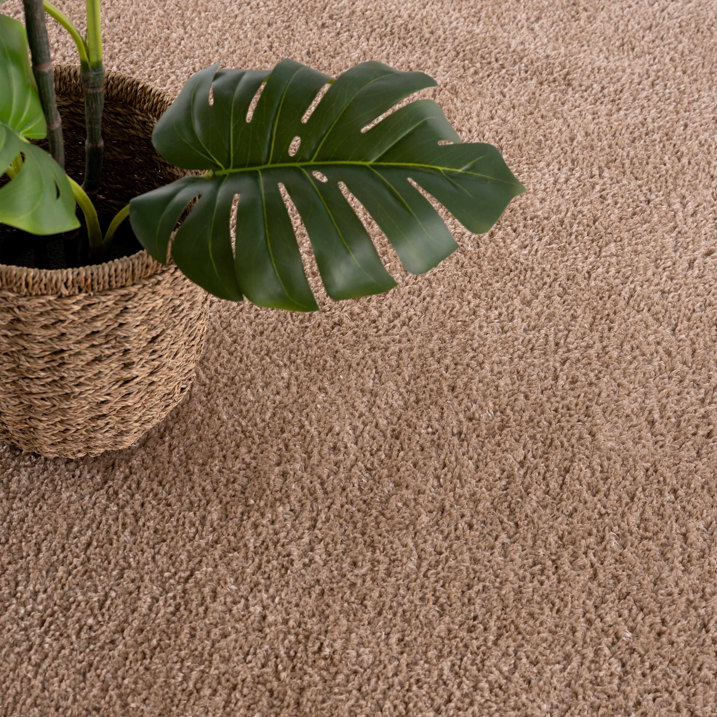 Judy Brown Washable Area Rug - Stylish Durable Easy to Clean