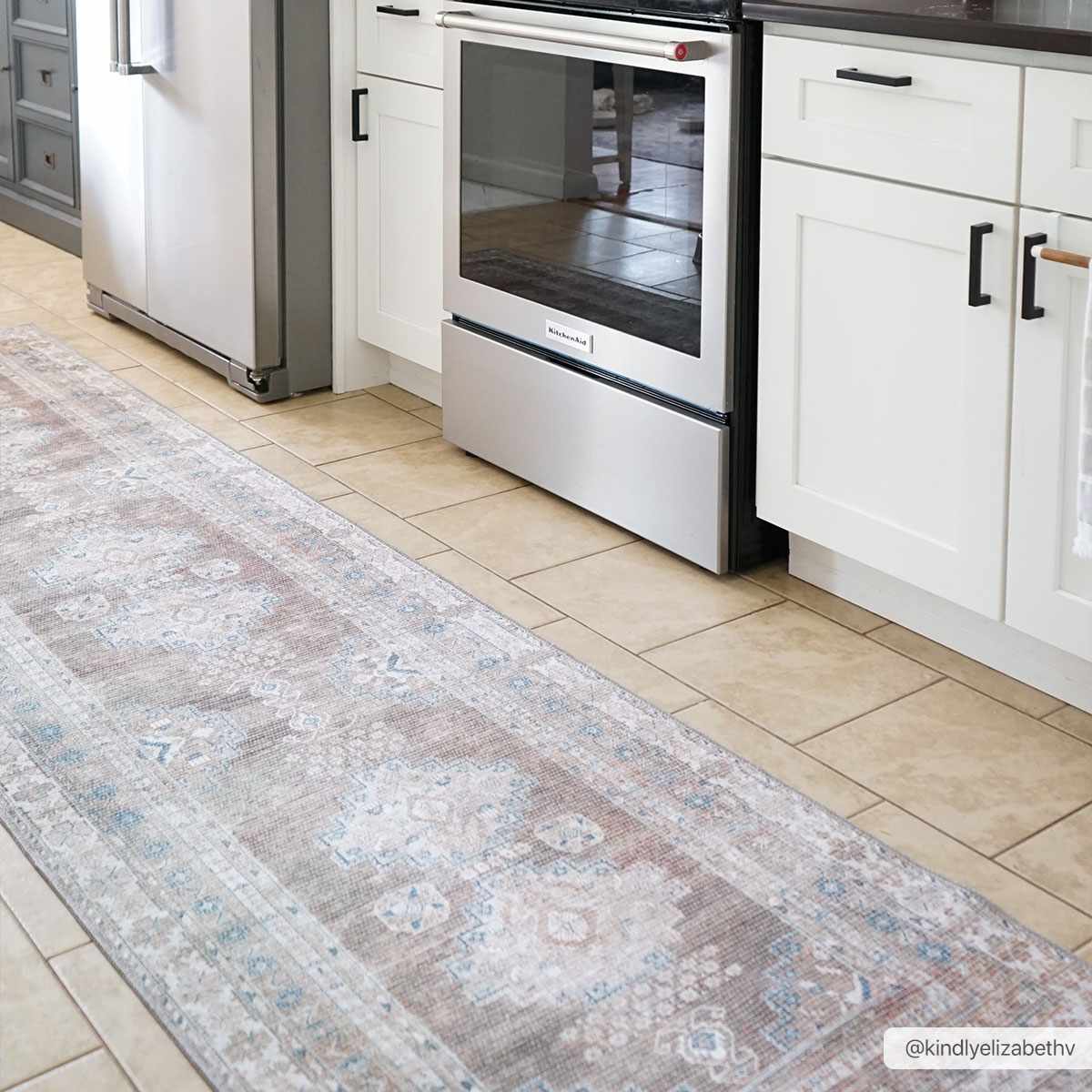Washable Flat Pile Rug - Soft Durable Easy to Clean