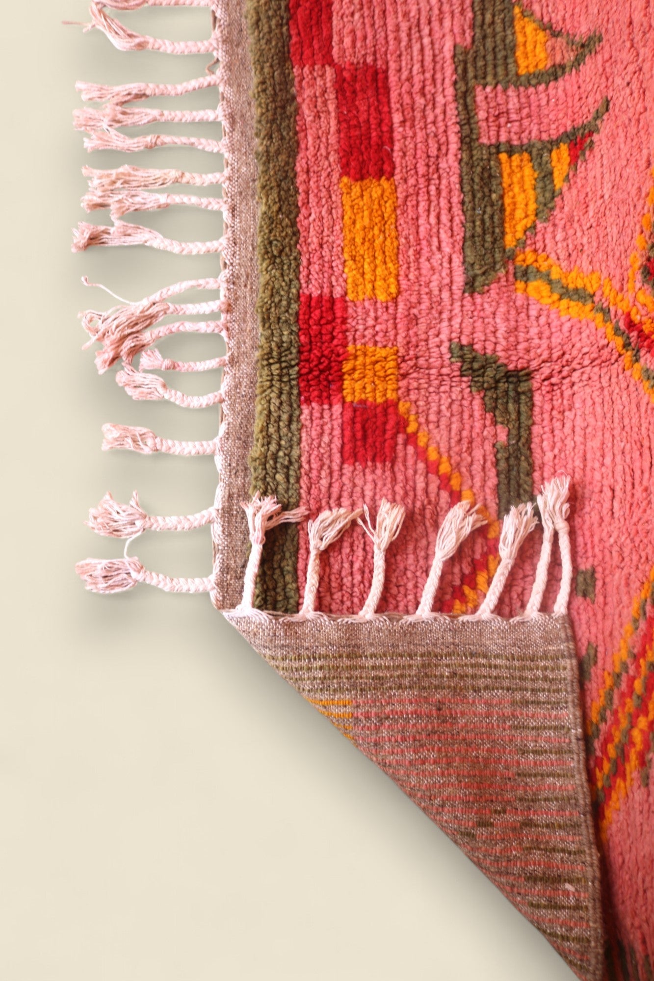Limra Berber Rug – Pink Moroccan Wool Rug