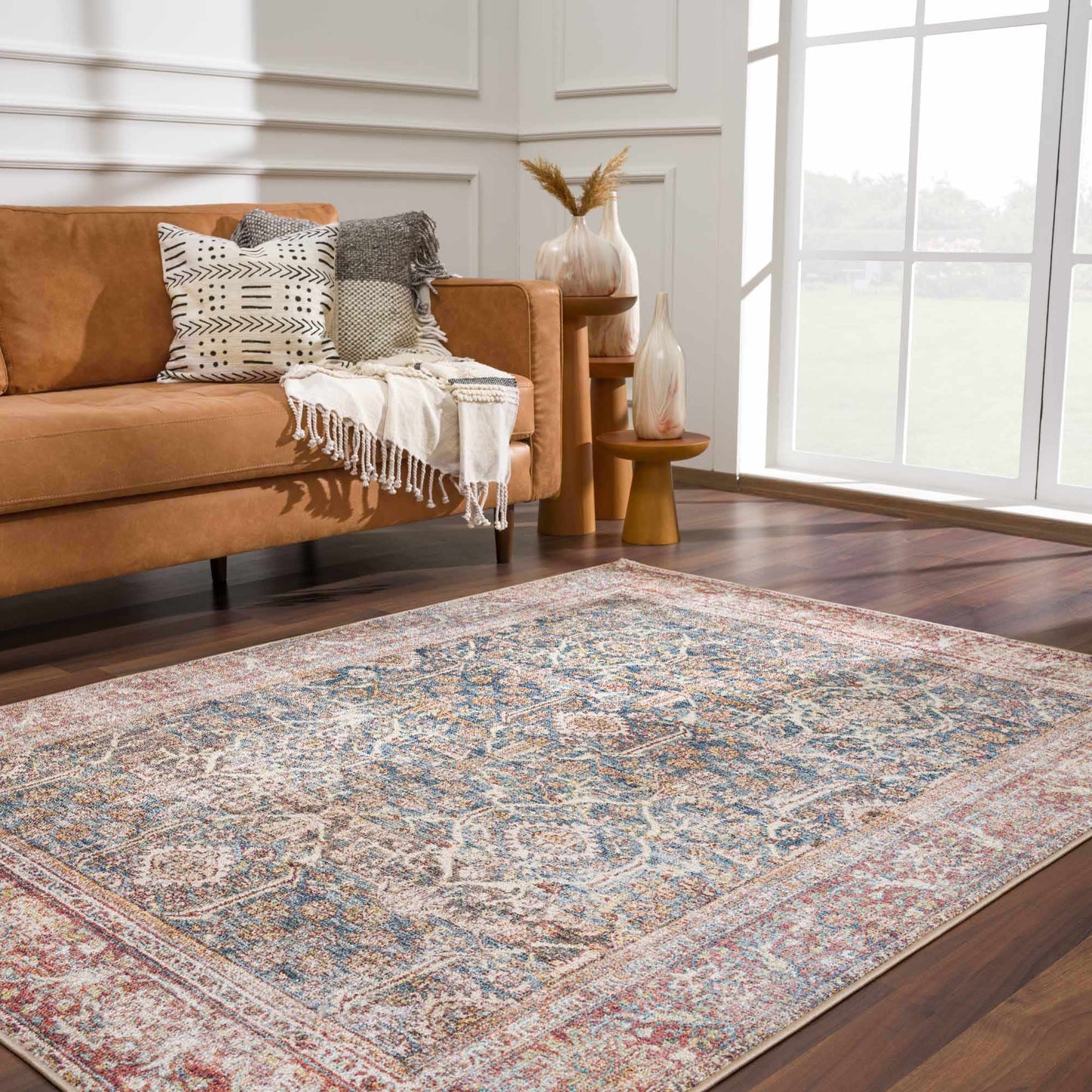 Non-Slip Washable Area Rug - Durable Stylish Home Decor