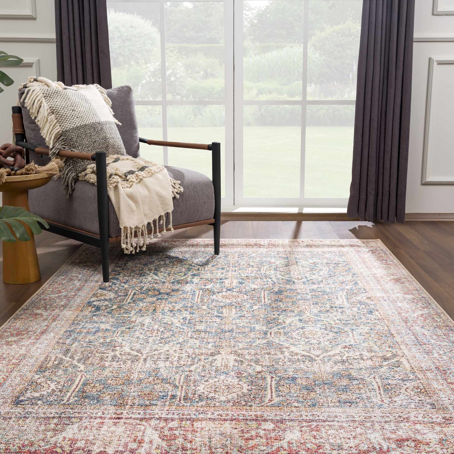 Non-Slip Washable Area Rug - Durable Stylish Home Decor