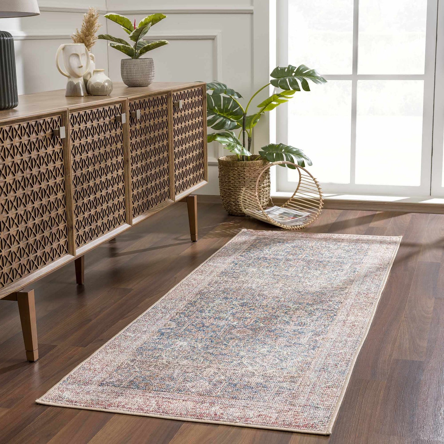Non-Slip Washable Area Rug - Durable Stylish Home Decor