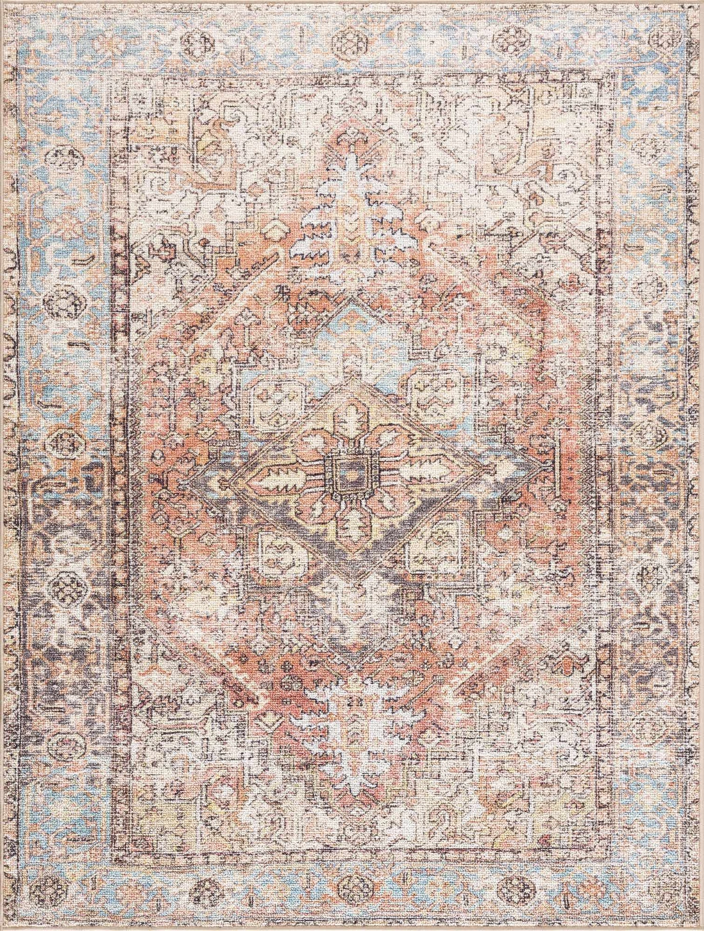 Non-Slip Washable Area Rug - Stylish Durable Home Decor