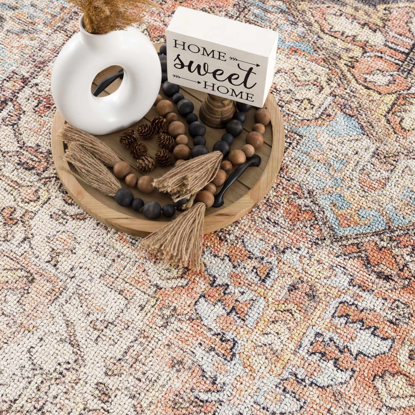 Non-Slip Washable Area Rug - Stylish Durable Home Decor
