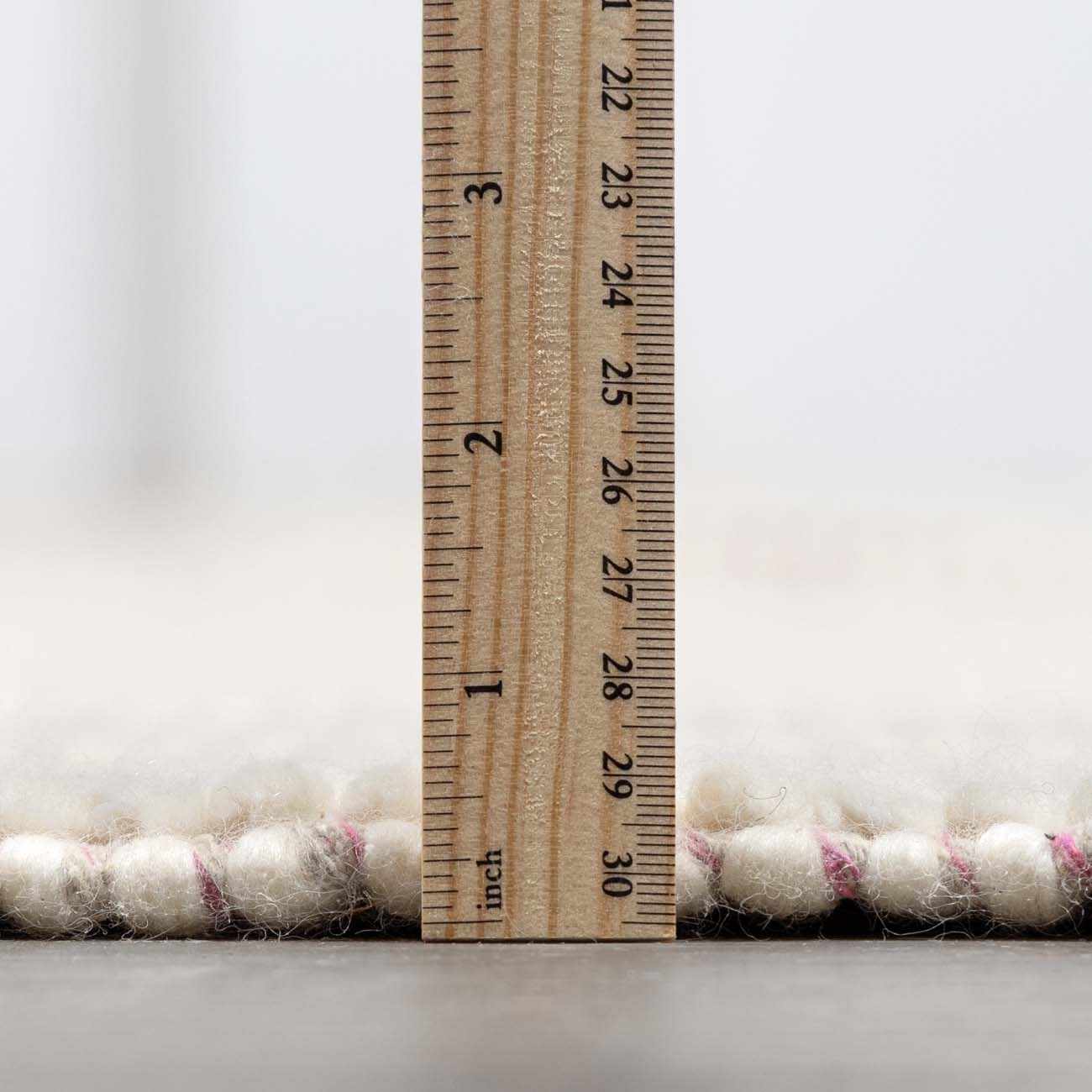 Soft Pink Wool Area Rug - Cozy Stylish Home Décor