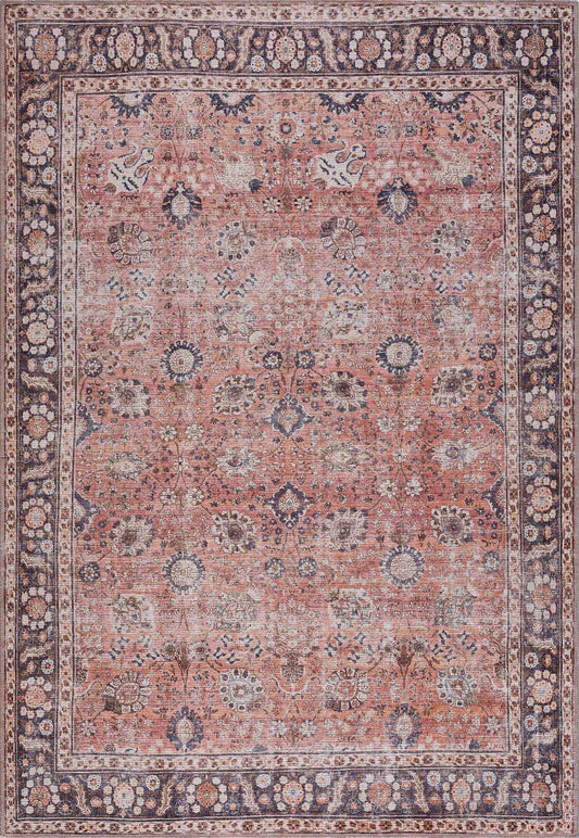 Red Washable Area Rug - Stylish Home Decor Rug