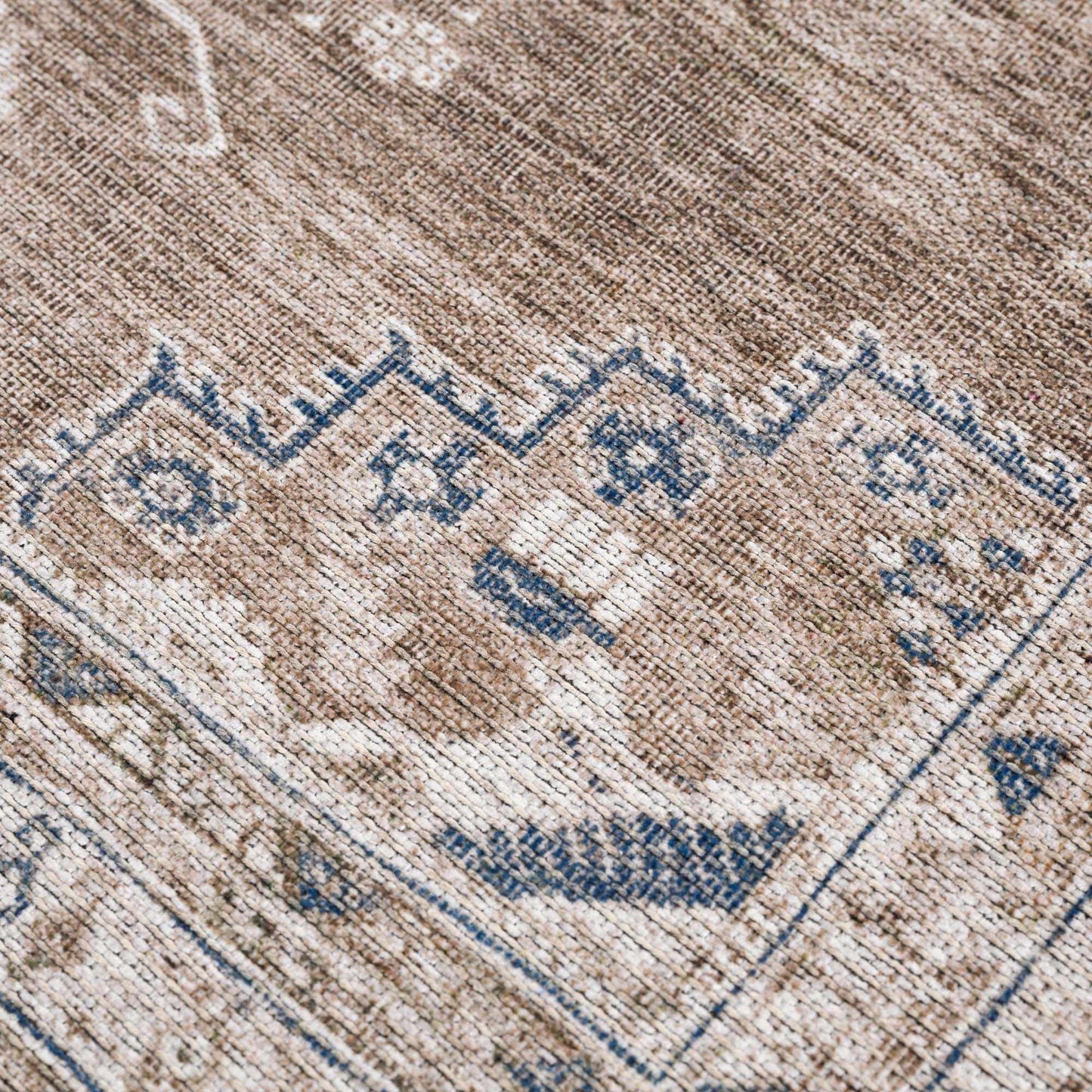 Washable Flat Pile Rug - Soft Durable Easy to Clean