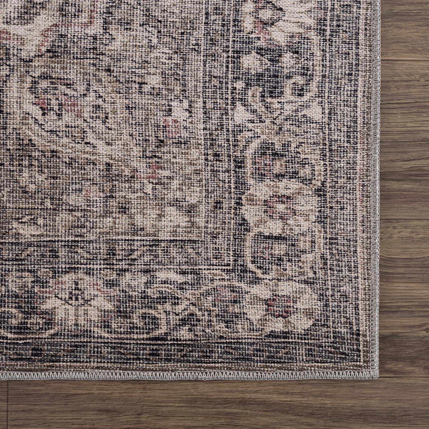 Dusty Blue Washable Rug - Soft Durable Greenpoint Collection