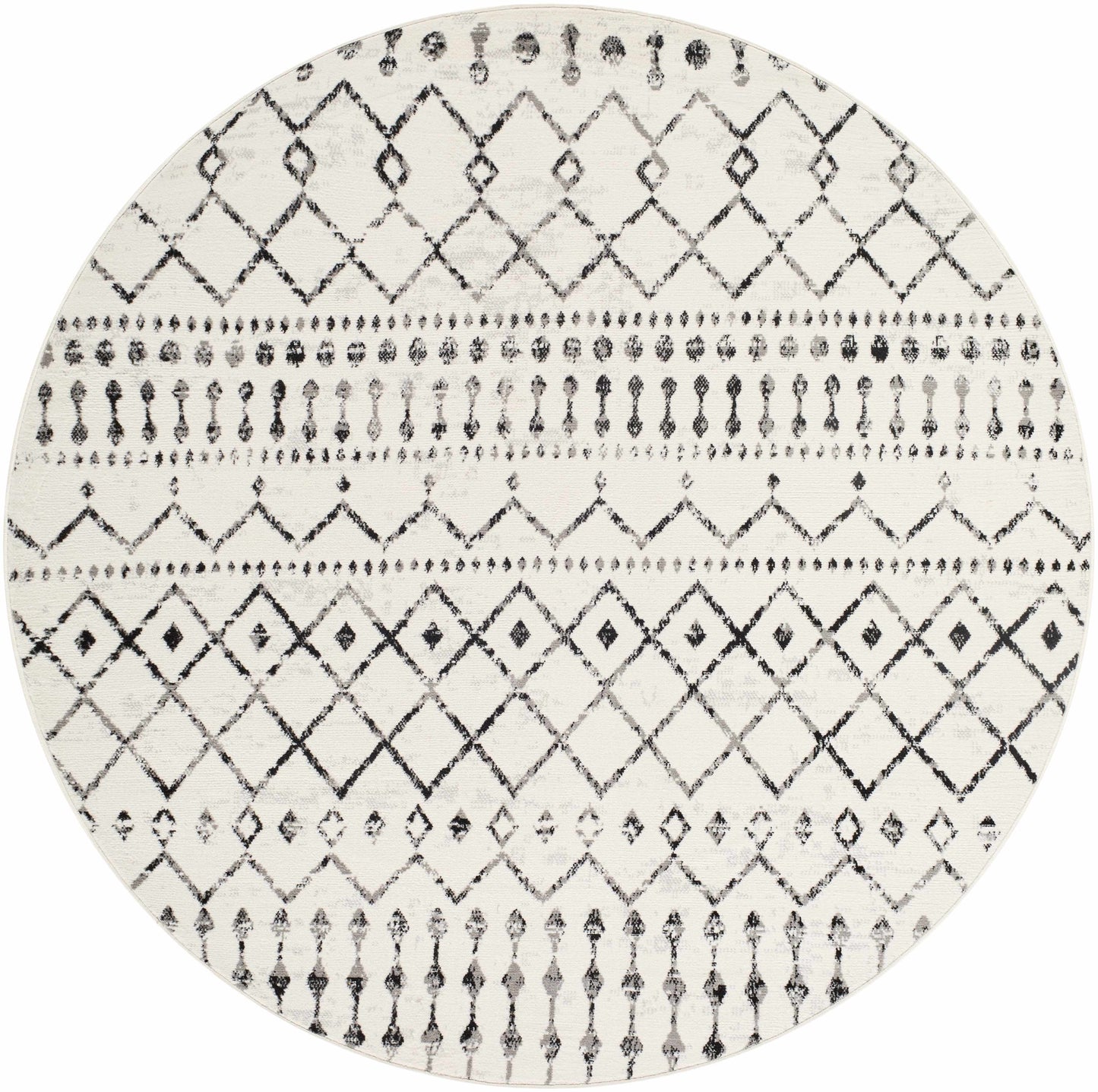 Scandinavian Moroccan Trellis Area Rug - Stylish Geometric Design for Modern Homes