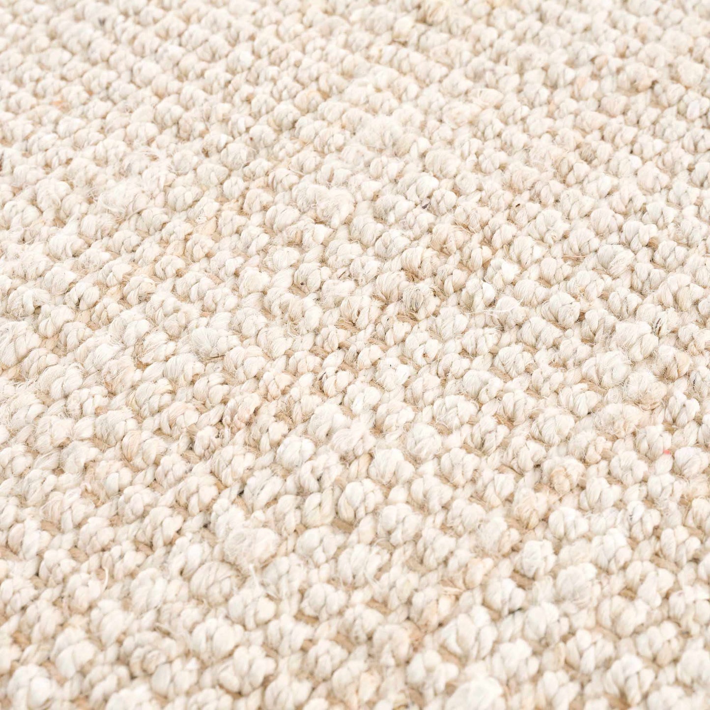 Bleached Jute Area Rug - Eco-Friendly Stylish Home Decor