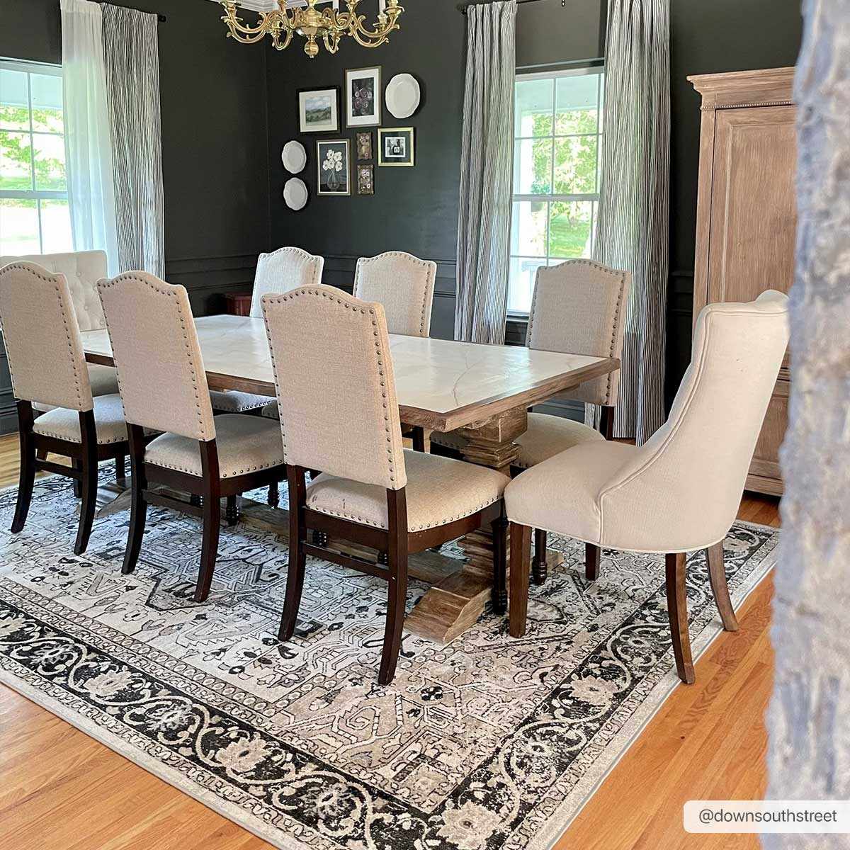 Washable Area Rug - Stylish Durable Easy Clean Rug for Any Room