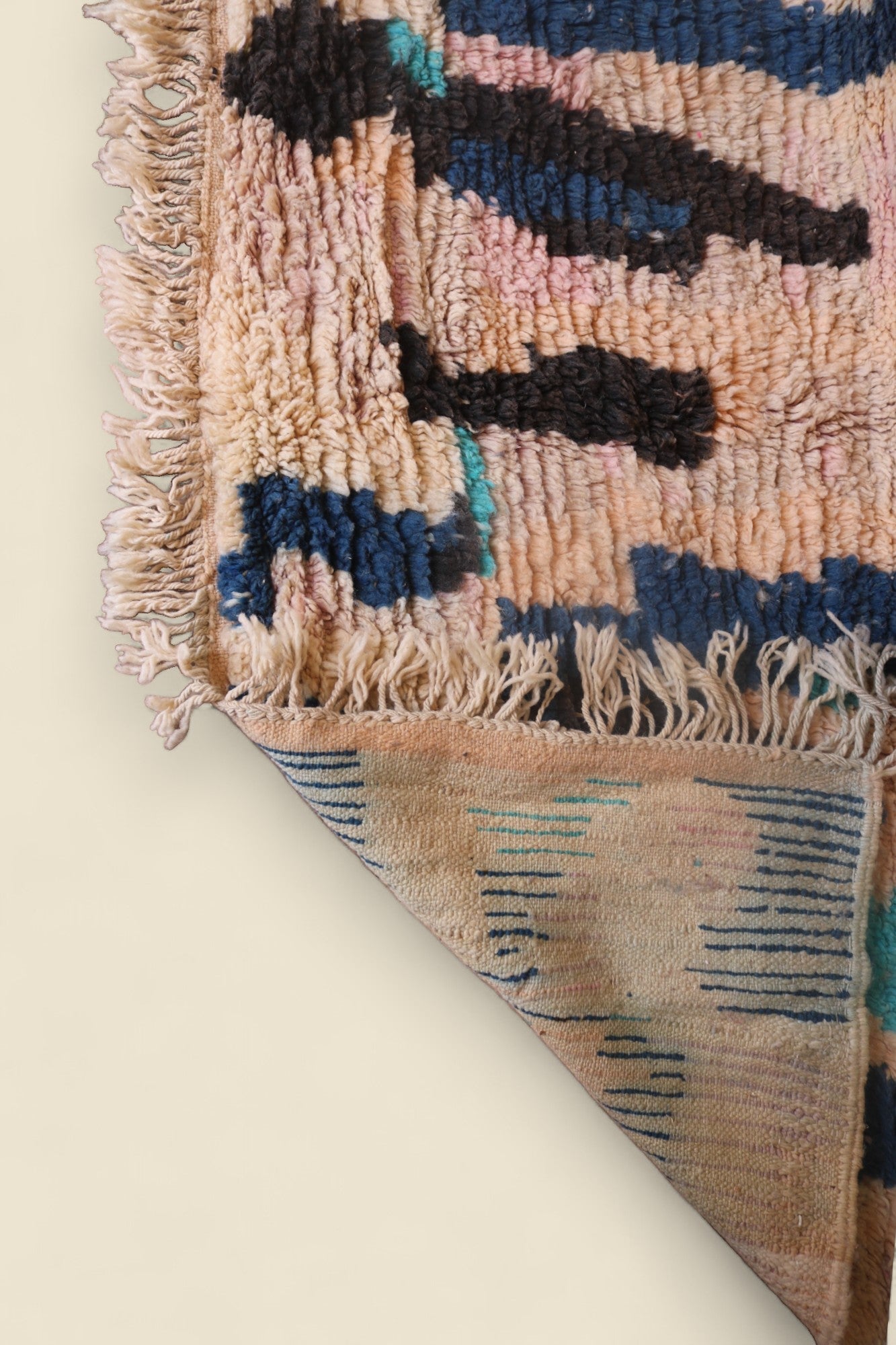 Hafna Berber Moroccan Rug – Abstract Wool Art