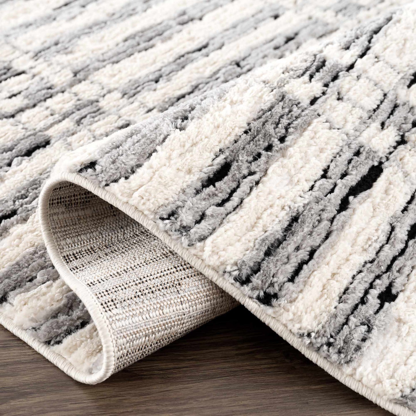 Nava Area Rug - Modern Geometric Living Room or Bedroom Decor