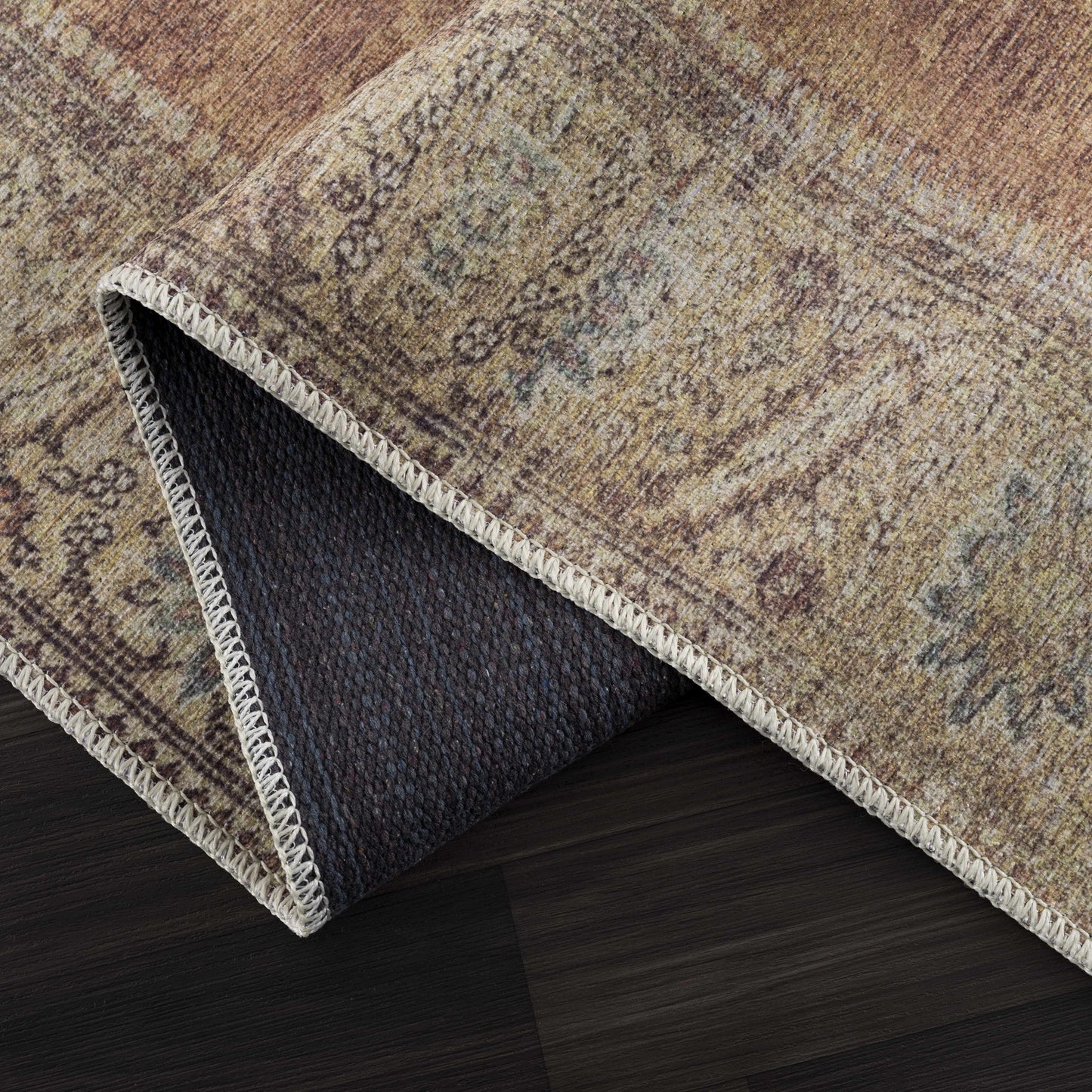 Powhatan Washable Area Rug - Soft Durable Stylish Home Décor