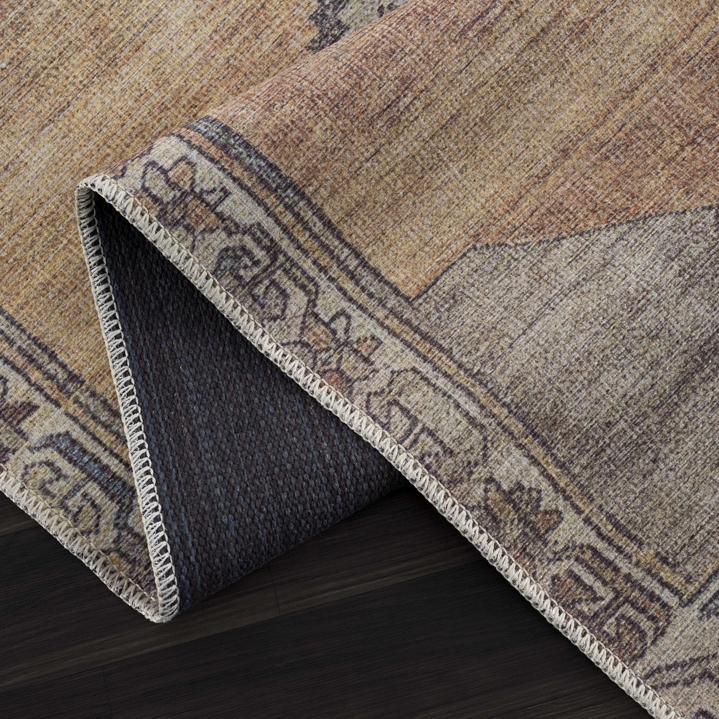 Medinah Washable Area Rug - Soft Durable Stylish Floor Covering
