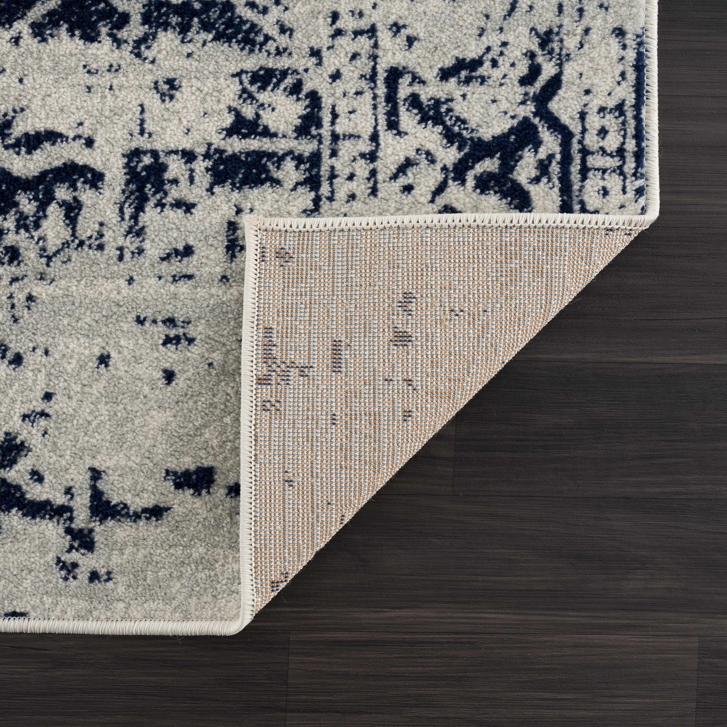 Navy Area Rug - Elegant Modern Home Décor Rug