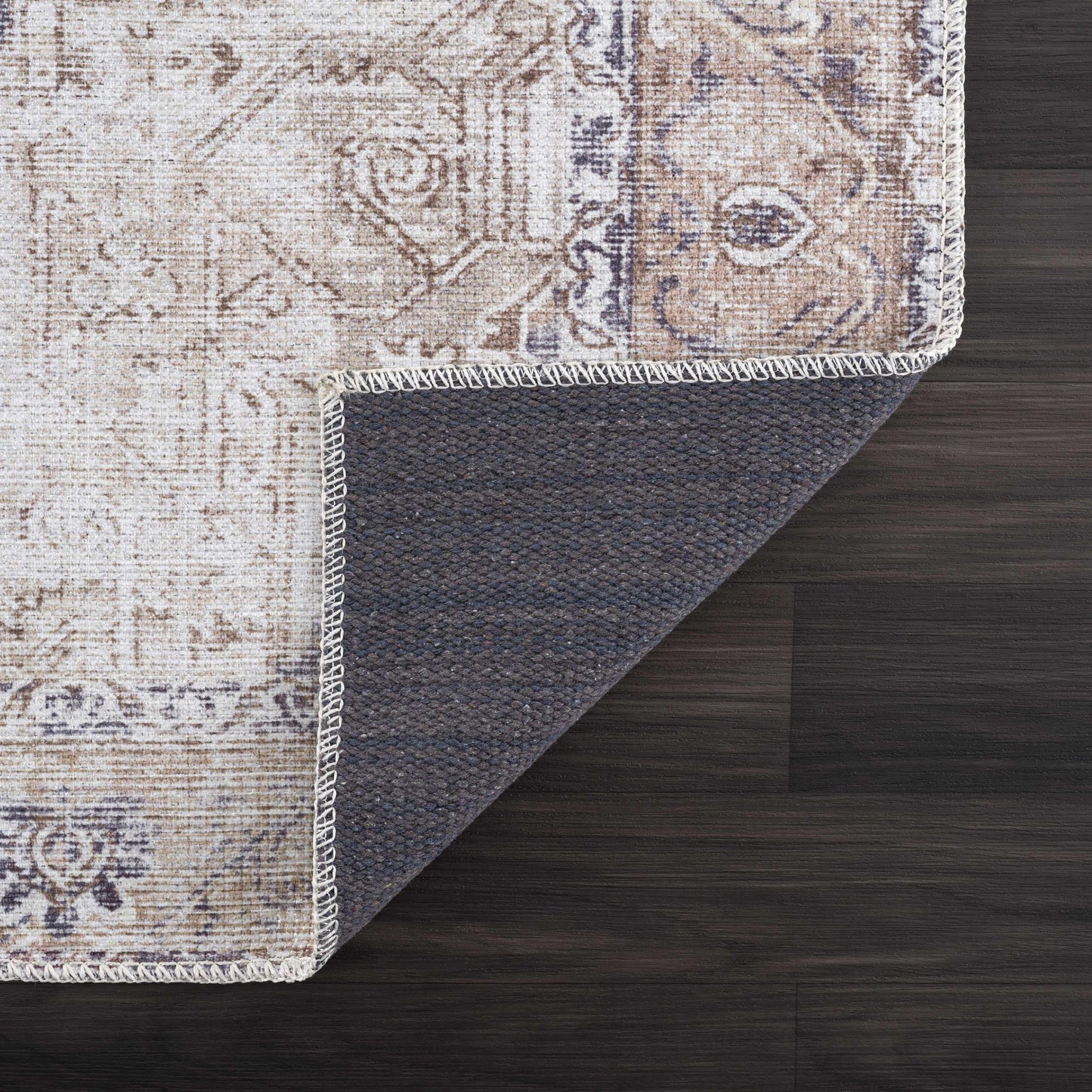 Beige Washable Area Rug - Limited Edition Stylish Home Décor