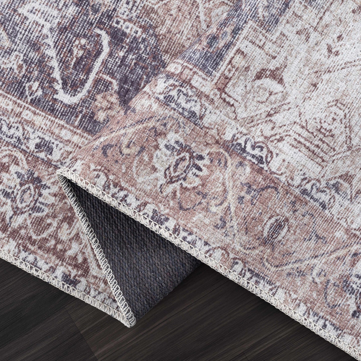 Beige Washable Area Rug - Limited Edition Stylish Home Décor