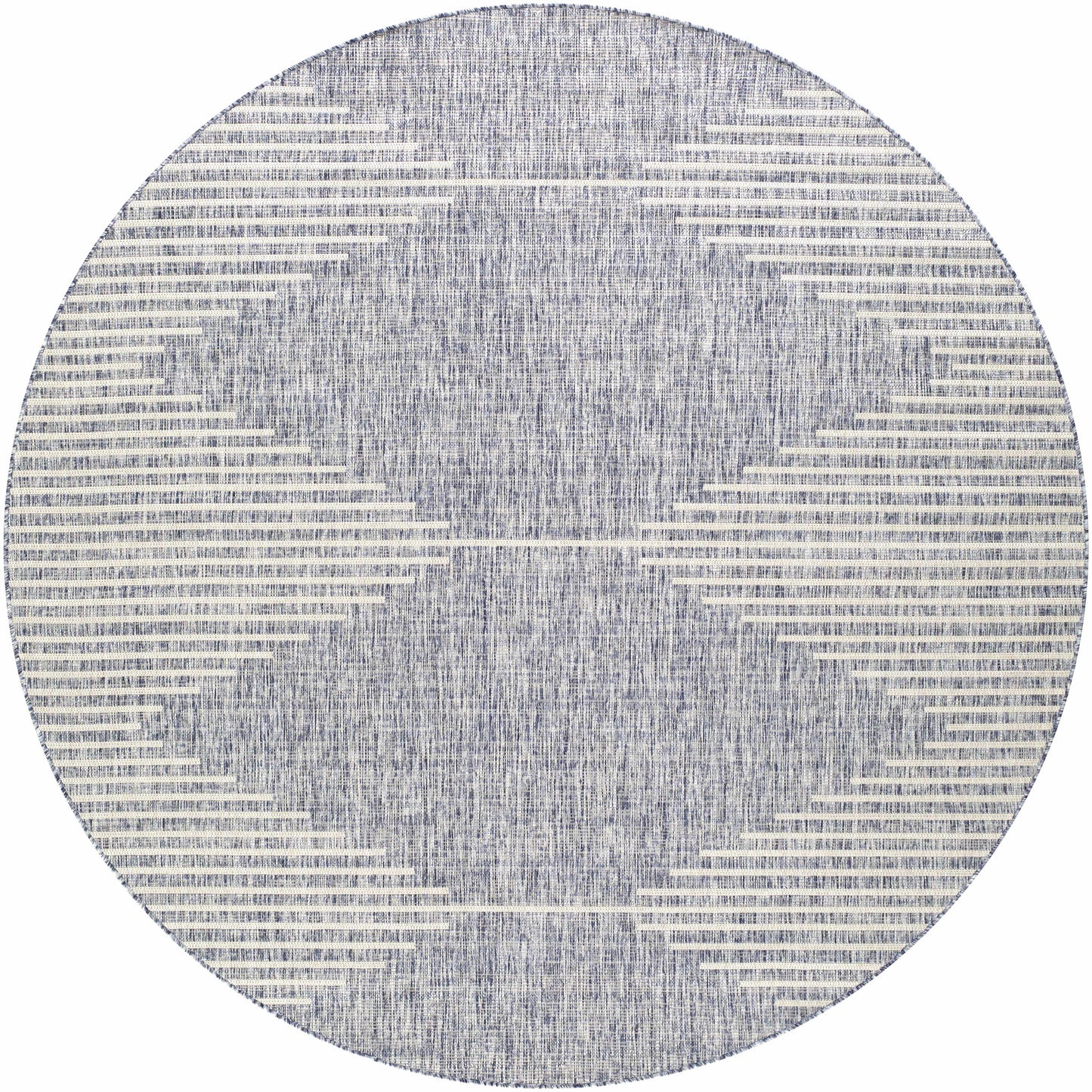 Stephan Blue Outdoor Area Rug - Durable Weather-Resistant Patio Rug