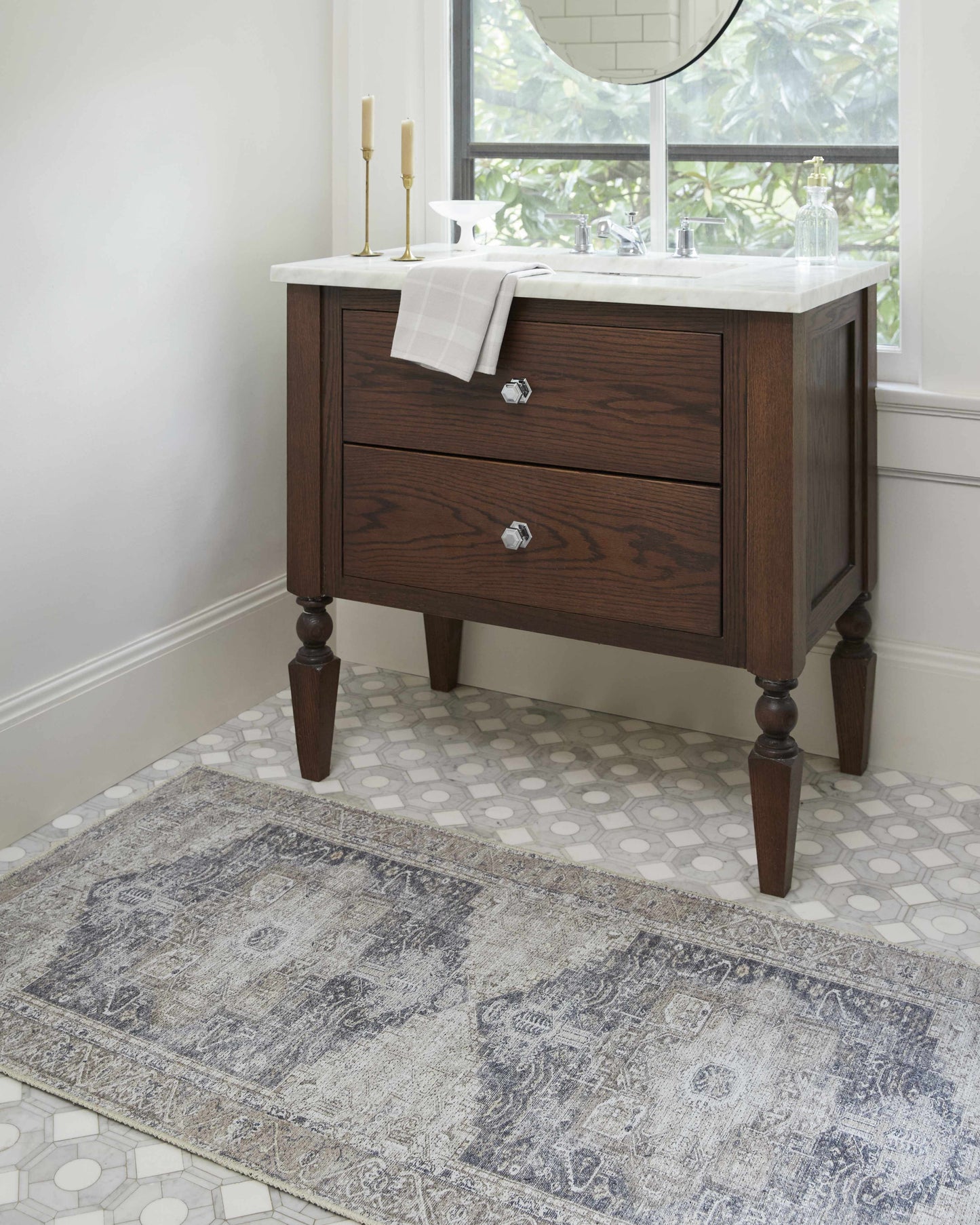 Beige Washable Area Rug - Limited Edition Stylish Home Décor