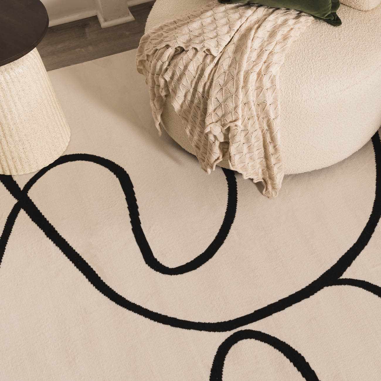Boho Area Rug - Eilir Modern Low Profile Design for Stylish Interiors