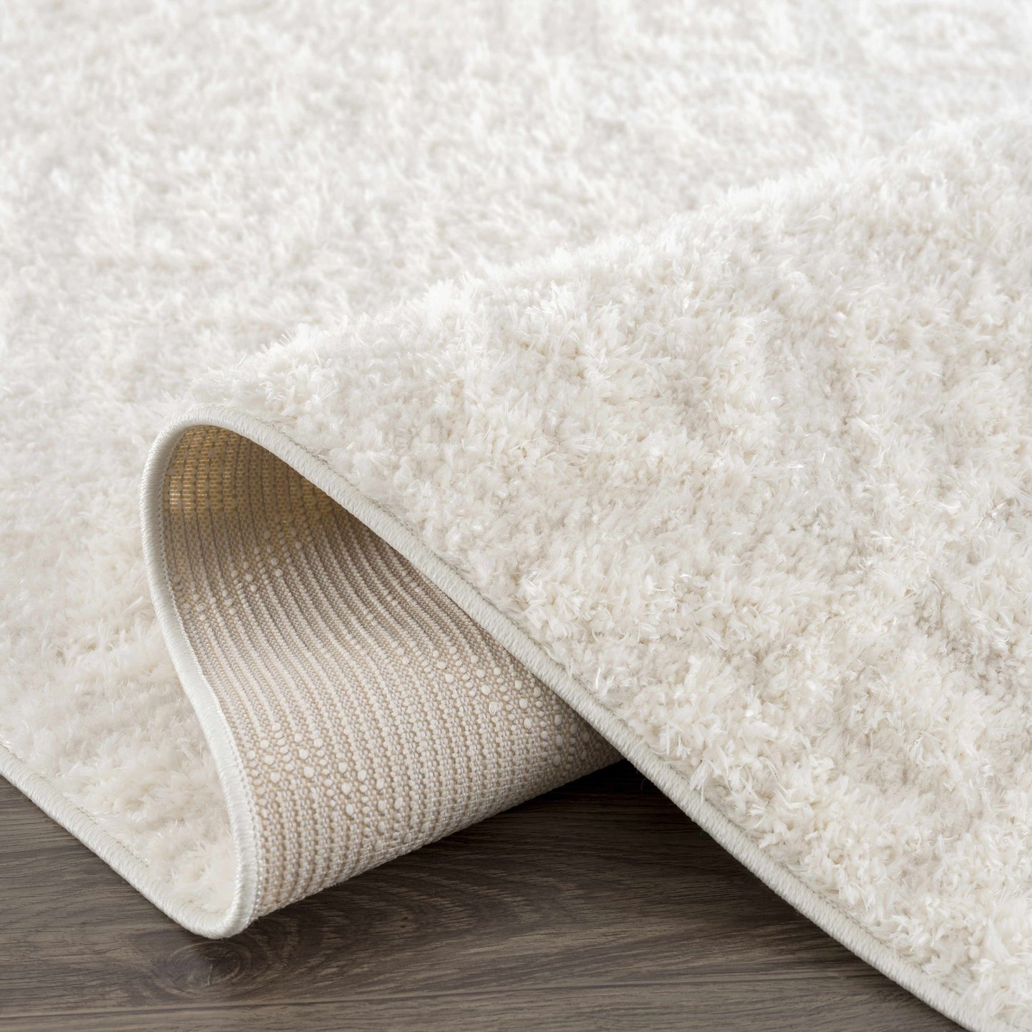 Plush Cream Diamond Area Rug - Cozy Home Decor Rug