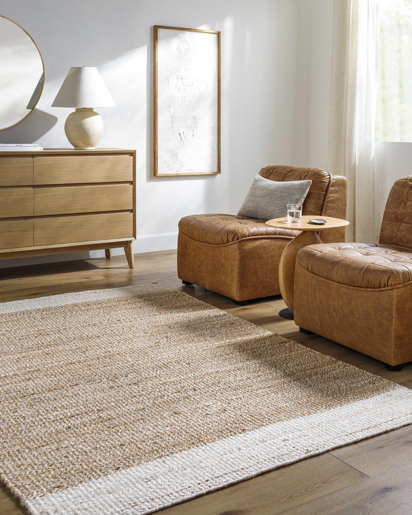Natural Jute Area Rug - Eco-Friendly Home Decor