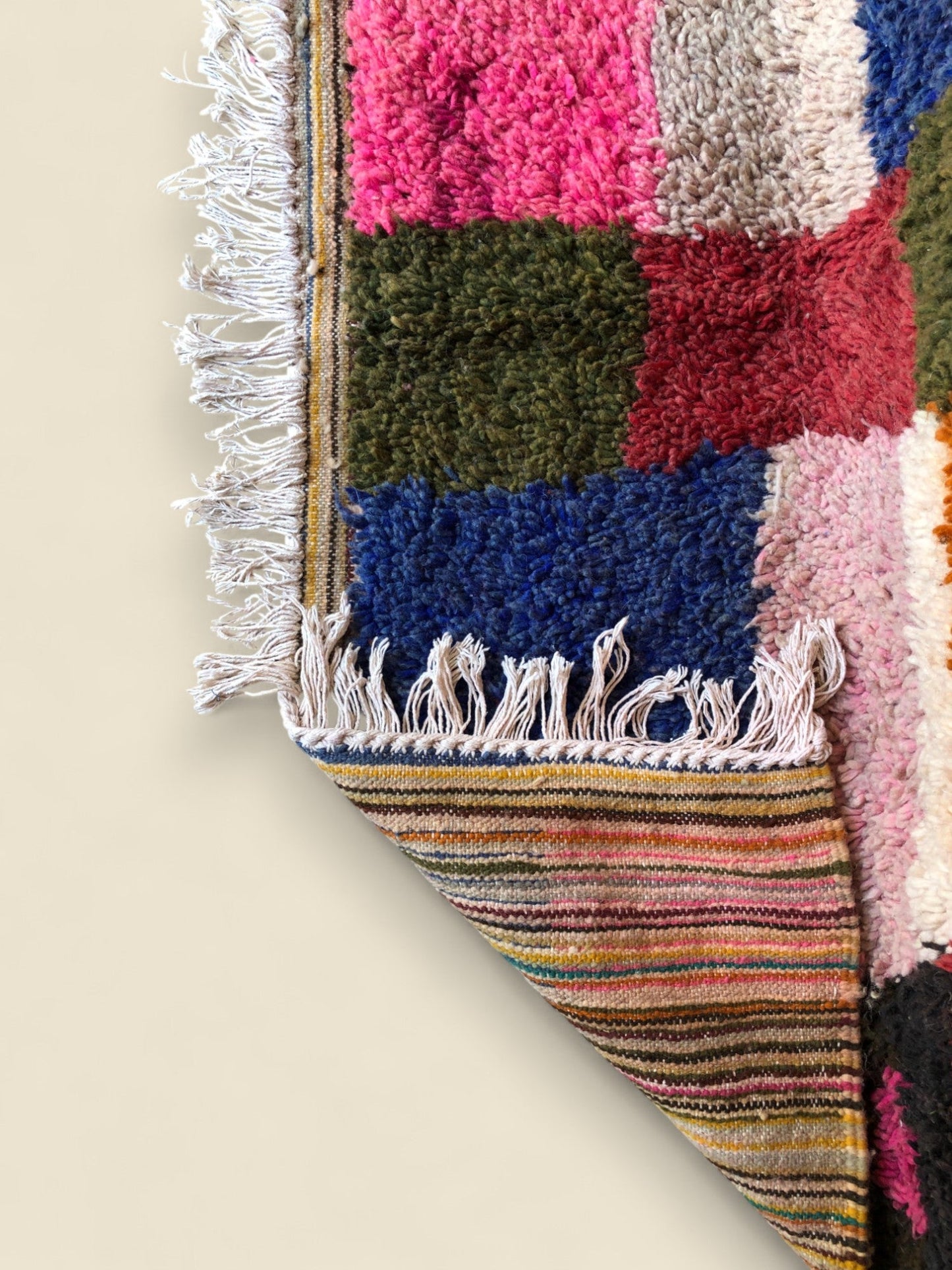 Tassadit Wool Rug - Moroccan Abstract Floor Decor