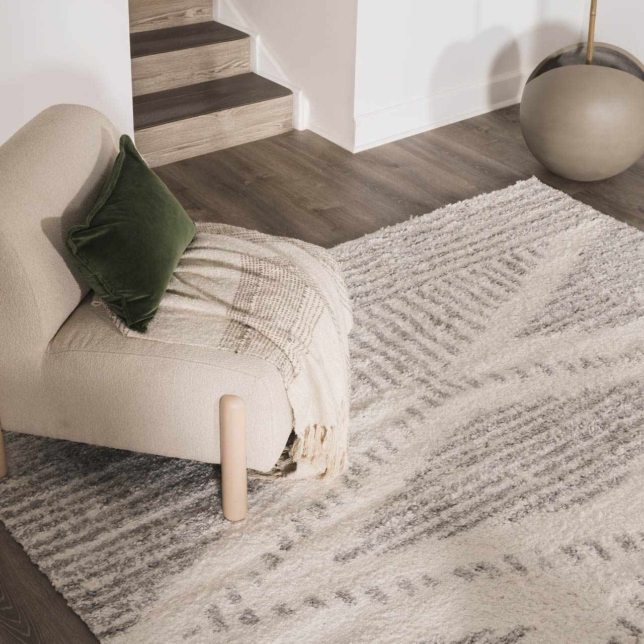 Gray Plush Area Rug - Cozy Home Decor Accent