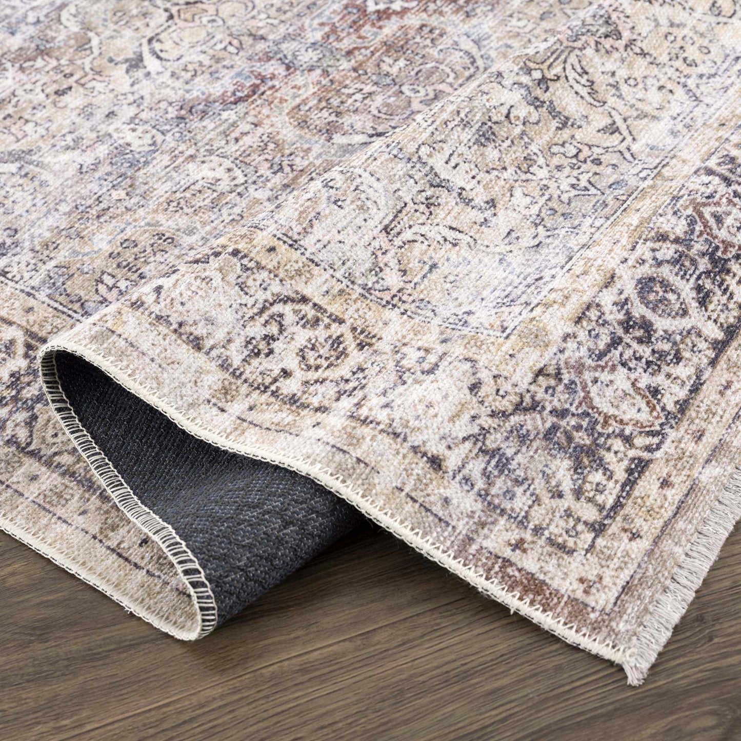 Olive Area Rug - Washable Soft Stylish Home Decor