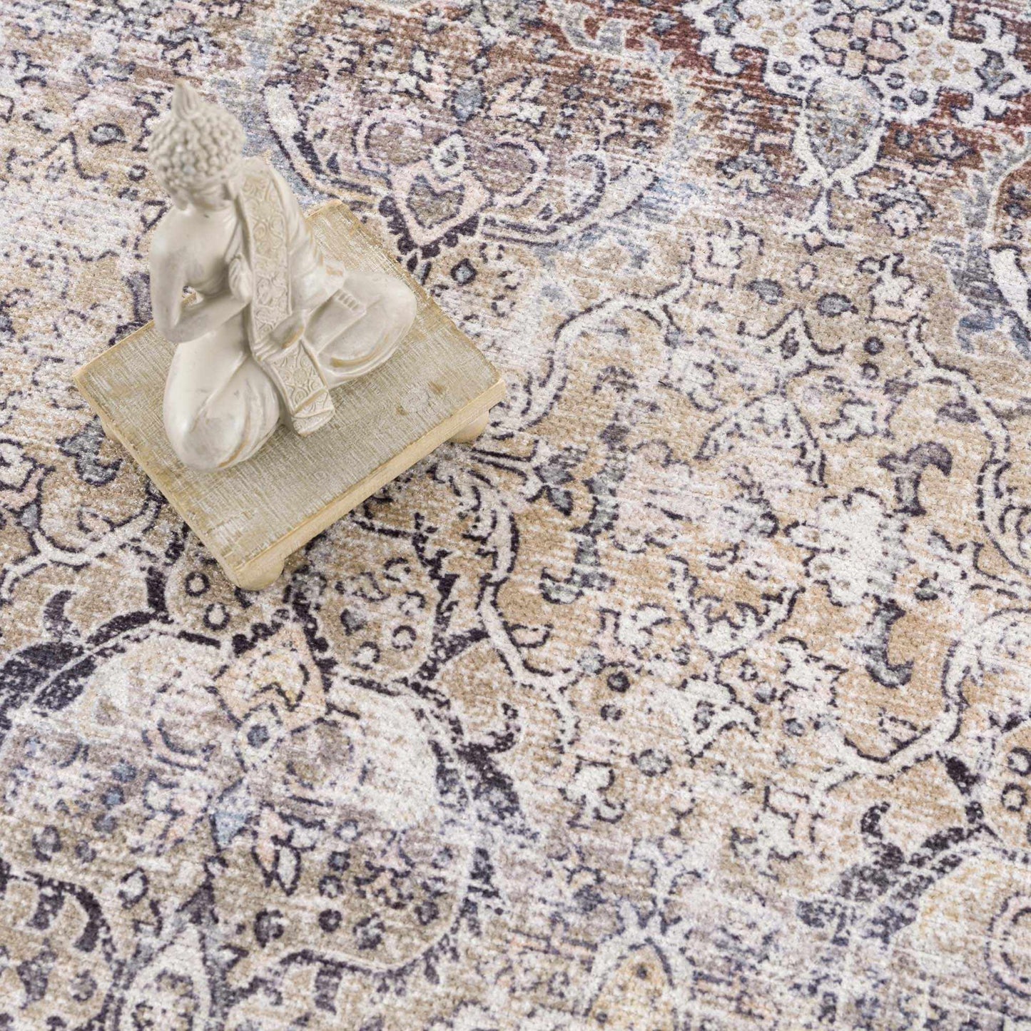 Olive Area Rug - Washable Soft Stylish Home Decor