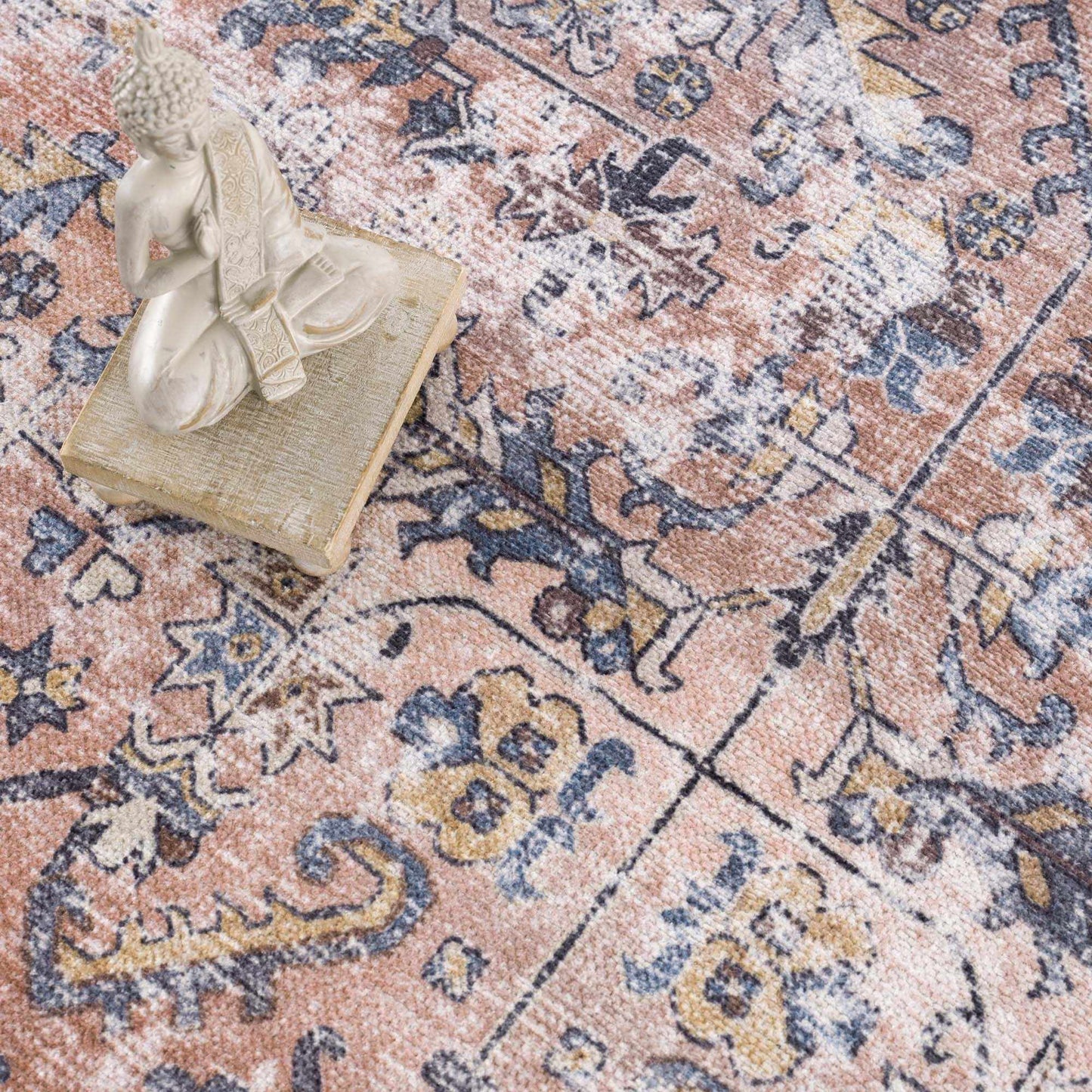 Washable Peach Area Rug - Holi-2305 Stylish Home Décor