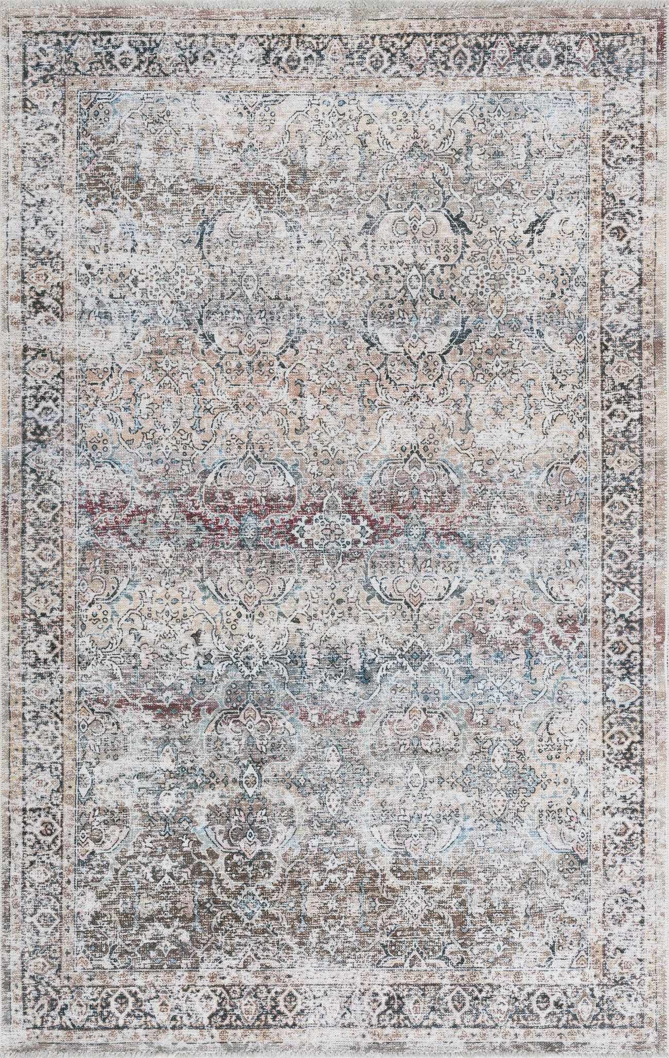 Olive Area Rug - Washable Soft Stylish Home Decor