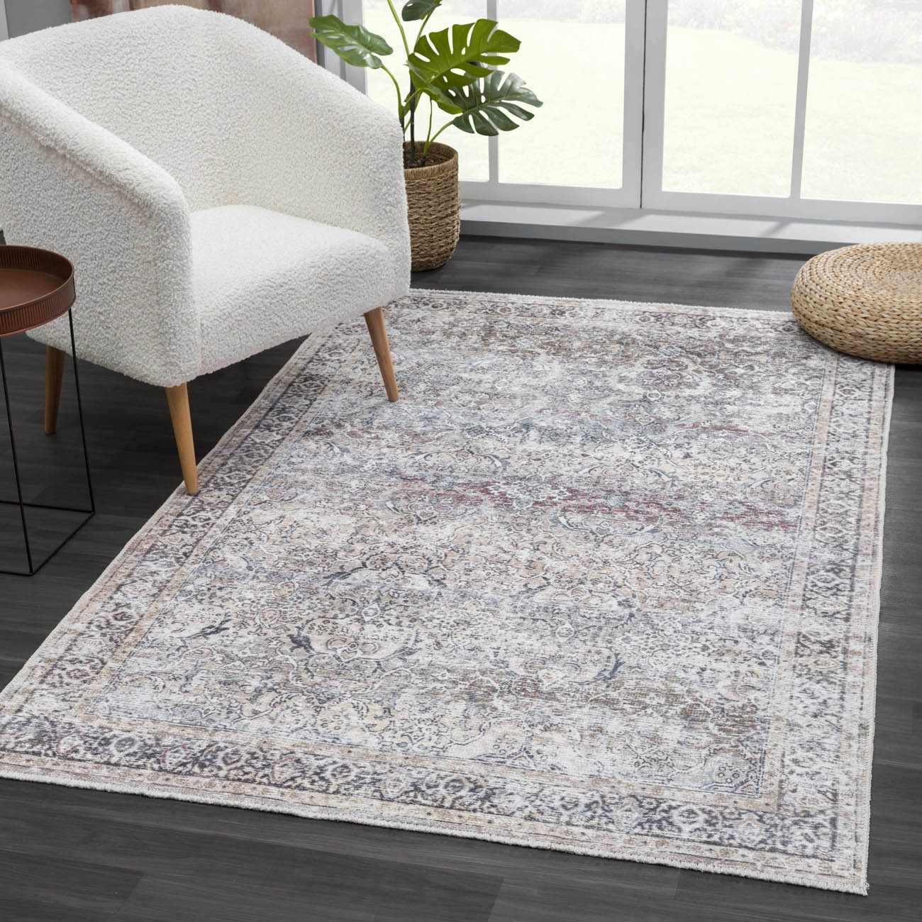 Olive Area Rug - Washable Soft Stylish Home Decor