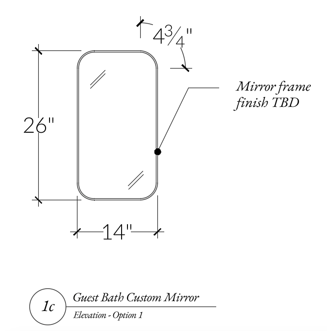 Custom Mirror -  Brass Rectangle Mirror