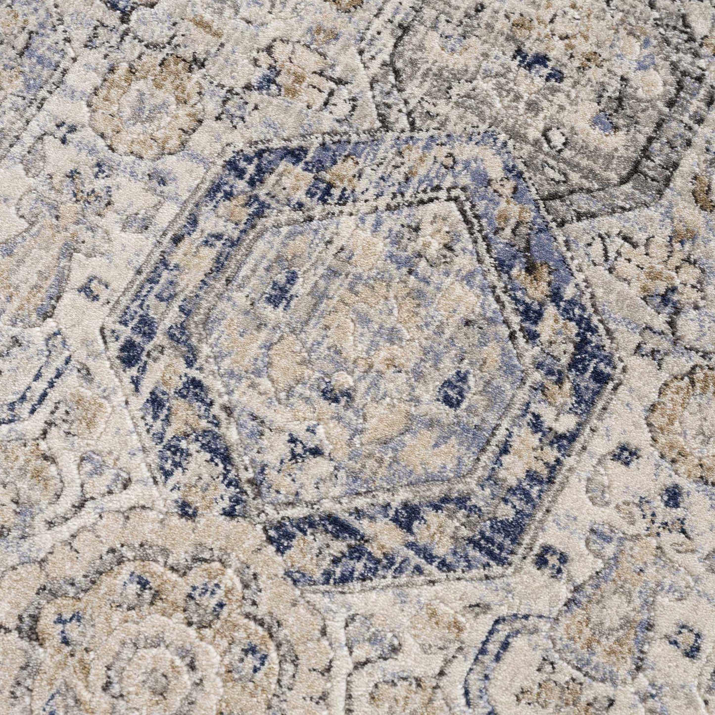 Parkerfield Cream Blue Area Rug - Stylish Home Decor for Any Room