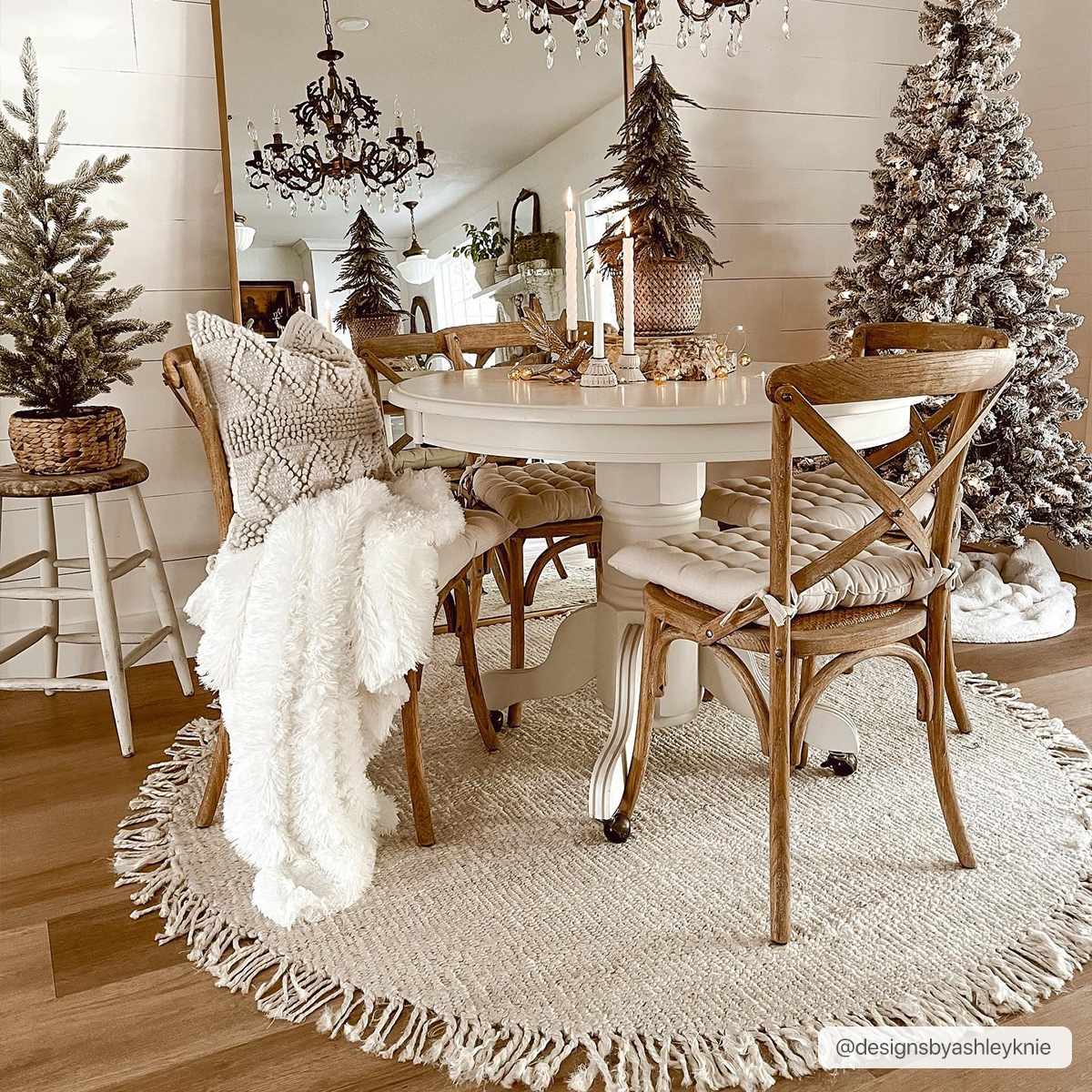Iantha Jute Area Rug - Eco-Friendly Natural Fiber Floor Decor