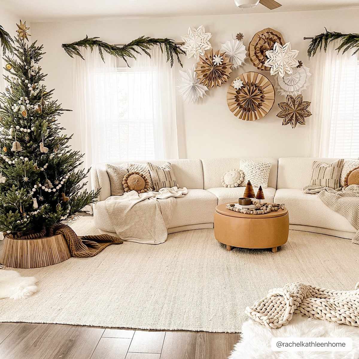 Iantha Jute Area Rug - Eco-Friendly Natural Fiber Floor Decor