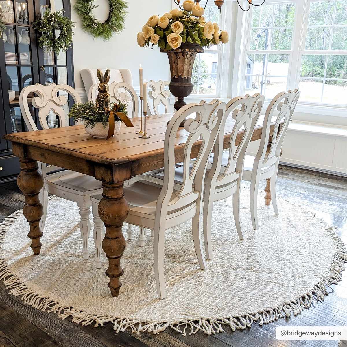 Iantha Jute Area Rug - Eco-Friendly Natural Fiber Floor Decor