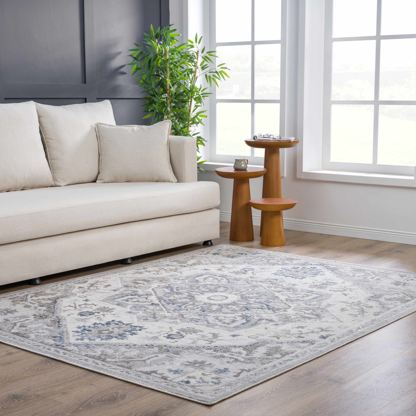 Geometric Area Rug - Elegant Modern Home Decor