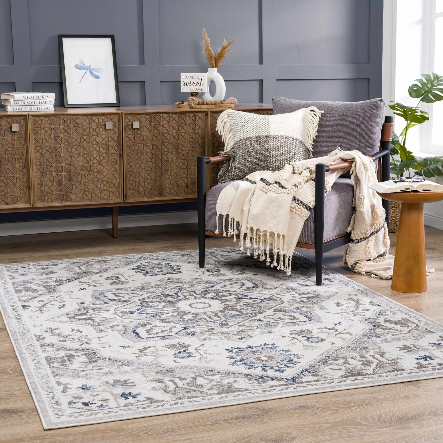 Geometric Area Rug - Elegant Modern Home Decor