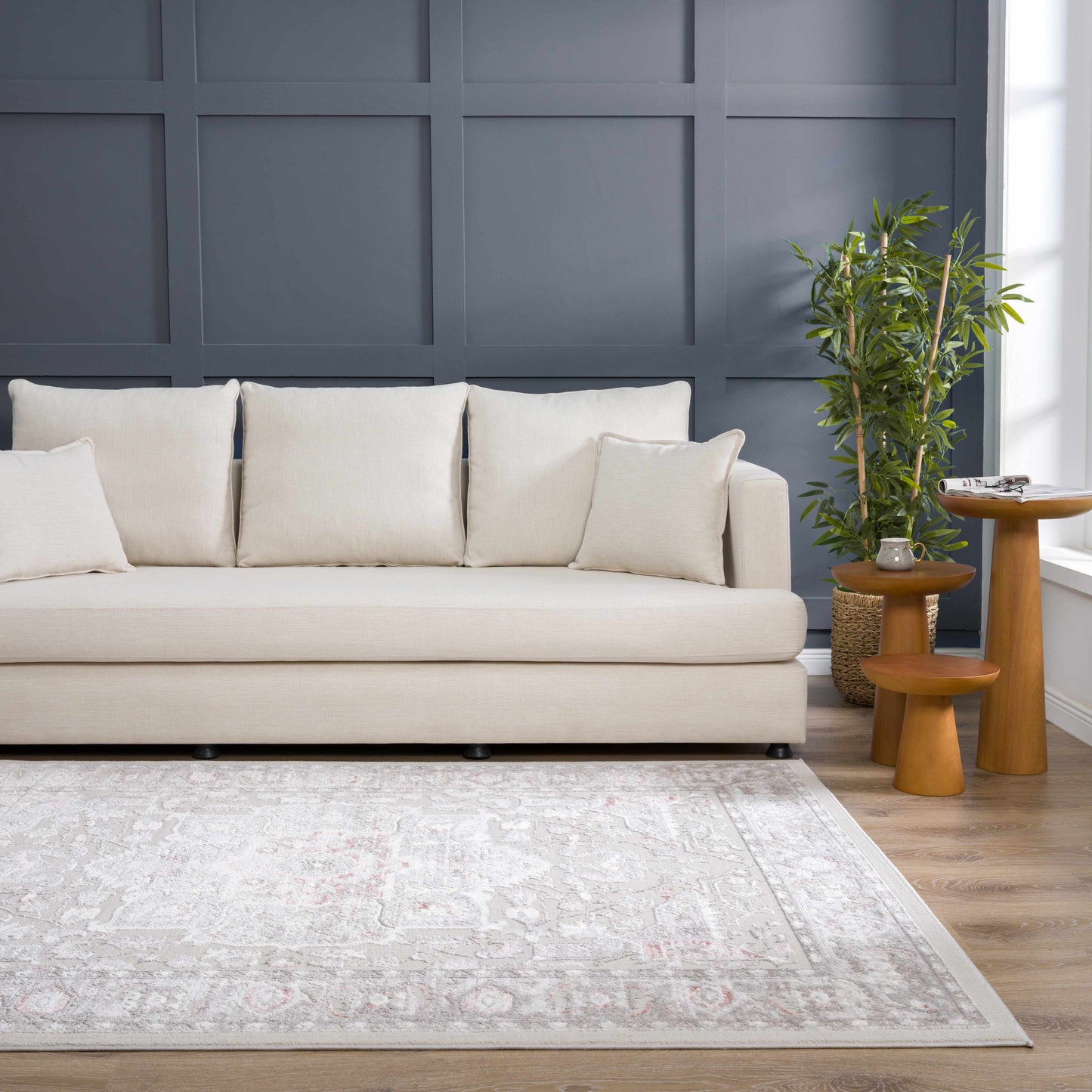 Geometric Area Rug - Elegant Modern Home Decor