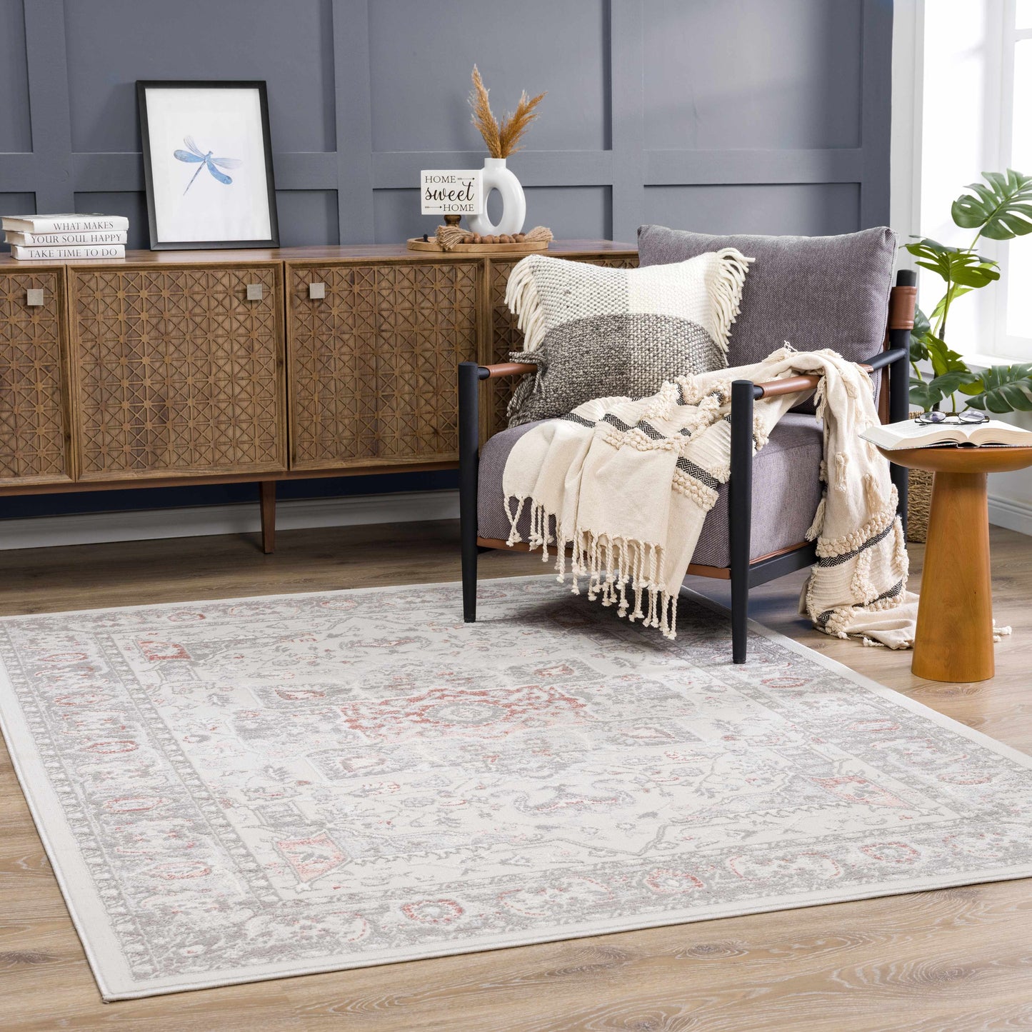 Geometric Area Rug - Elegant Modern Home Decor